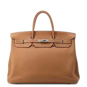 Hermes Birkin 40 Gold Togo C Stamp HERMES Handbag Women's